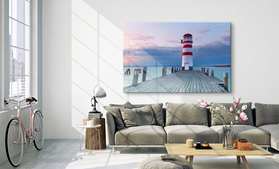 foto su plexiglass spazio di vita